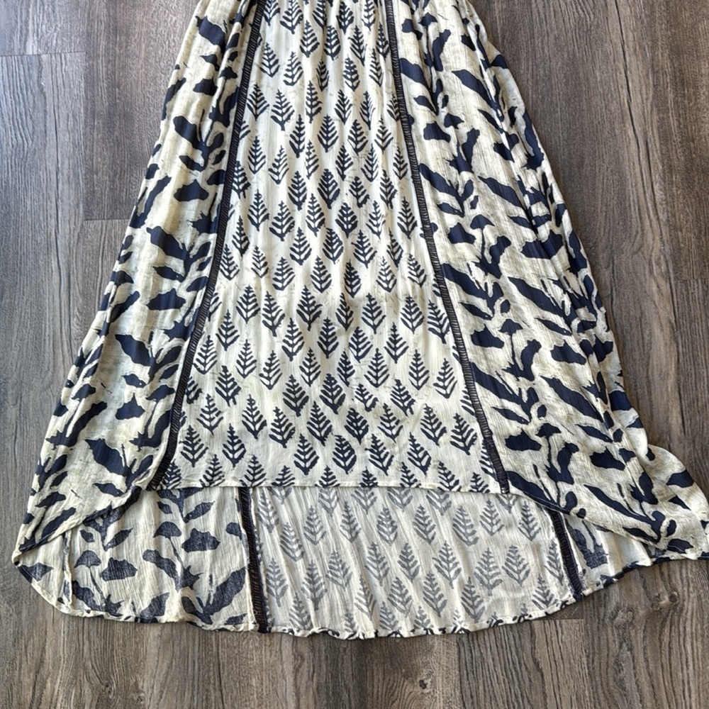 Philosophy Dress Blue and White Soledad Maxi Dress Size Medium Sleeveless - Picture 9 of 15
